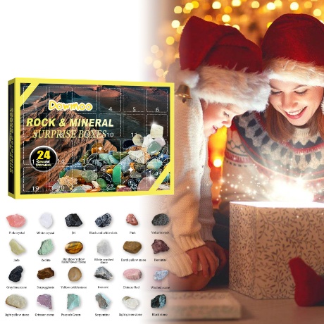 93cda1f8-9864-4adf-b8ea-7bec26a1a577.jpg Owmoo Ore Blind Box Christmas Toy Gift Box 24 Days Treasure Ore Blind Box Toys
