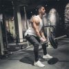 586486605 Summer Newest Brand Mens Curved Hem Patchwork Gyms Stringers Vest Bodybuilding Clothing Fitness Man Tanks Tops
