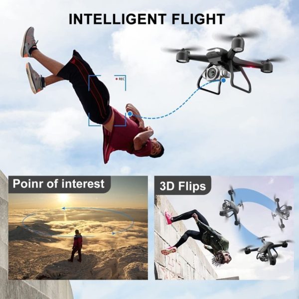 9552f77a-ed44-459b-8fd4-6b2cc0f55197.jpg V14 Professional Drone 6K HD Dual Camera Wifi FPV Portable RC Quadcopter 2 BATTERY,Drones Suitable For Adults & Beginners.Logistics Is Randomly Sent By UPS,USPS,Self-pickup.