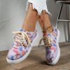 586486901 Plus Size Women's Board Shoes Spring Printing Colorful Single Shoes Casual Shoes Small White Shoes