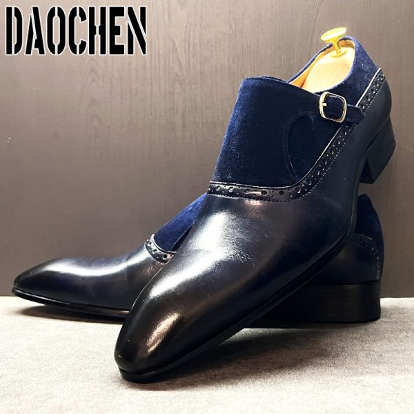586485568 Luxury Brand Mens Shoes Handmade Loafers Summer Dress Shoe Men Casual Shoes Wedding Banquet Office Genuine Leather Shoes For Men