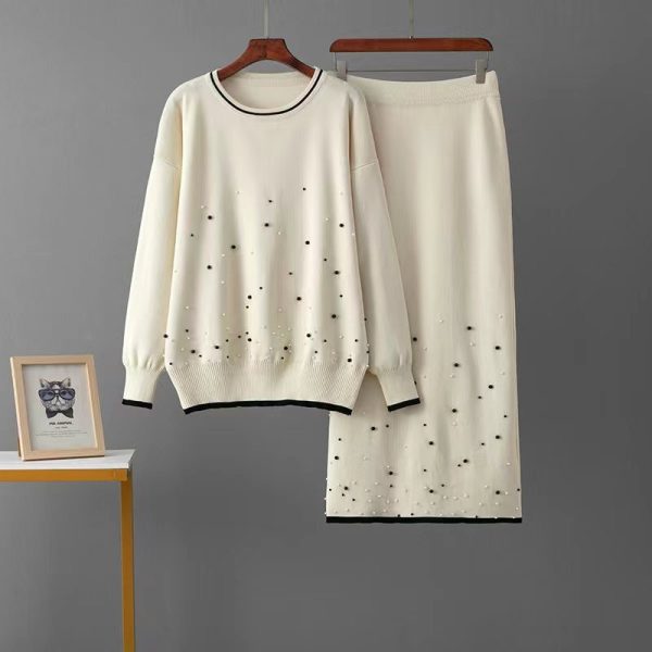 586483901 Loose top and skirt set
