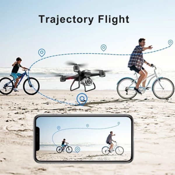 9fe4efc9-361b-4a30-bcad-89109f97d2a1.jpg V14 Professional Drone 6K HD Dual Camera Wifi FPV Portable RC Quadcopter 2 BATTERY,Drones Suitable For Adults & Beginners.Logistics Is Randomly Sent By UPS,USPS,Self-pickup.