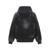 586483975 Hairy edge washed and spray dyed hoodie