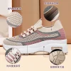 586486866 Thick soled casual style women's shoes height increasing shoes mesh breathable shoes children's shoes