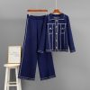 586483932 POLO collar loose jacket set
