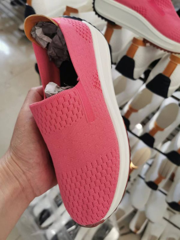 586487026 Spring and Autumn New Shoes Korean Women's Single Shoes Comfortable Casual Shoes Large Size Slip-On Shoes