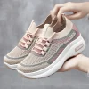 586486868 Thick soled casual style women's shoes height increasing shoes mesh breathable shoes children's shoes