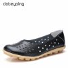 New Beanie Hole Women's Shoes Maternity Shoes Plus Size Mother Shoes Casual Women's Flat Shoes