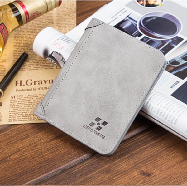 586486558 Mens Luxury Soft Business Leather Bifold Wallet Credit Card Holder Purse