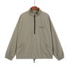 586486252 FOG Double Thread ESSENTIALS Half Zip Mens Trendy American INS Jacket Coat Windbreaker Spring and Autumn