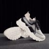 586486857 Flyknit shoes breathable and comfortable thick soled shoes dad shoes women's sports shoes