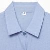 Retro women's pure linen shirt for summer