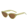 Fashion Cat Eye Sunglasses Women Men Classic Rice Nail Design Vintage Sun Glasses For Ladies Shades UV400 Trending Sunglass