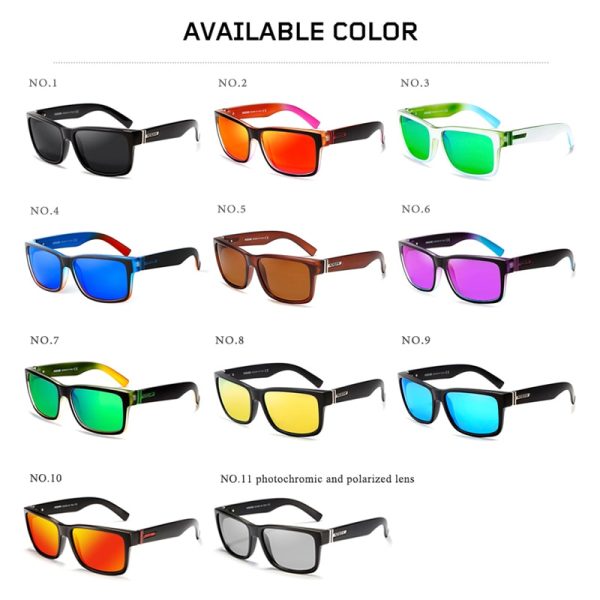 586487310 Revamp Of Sport Men Sunglasses Polarized KDEAM Shockingly Colors Sun Glasses Outdoor Driving Photochromic Sunglass With Box
