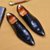 586485305 Mens Formal Shoes Leather Party Dance Mens Dress Shoes Leren Schoenen Stylish Leather Formal Man Shoes