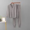 V-neck sweater and pants set