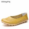 New Beanie Hole Women's Shoes Maternity Shoes Plus Size Mother Shoes Casual Women's Flat Shoes