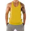 Fitness Tank op Mens Loose Training Racerback Sleeveless Cotton Basketball Sports Tank Top Bodybuilding Trend