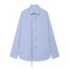 Retro women's pure linen shirt for summer