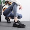 586486851 Flyknit shoes breathable and comfortable thick soled shoes dad shoes women's sports shoes