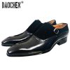 586485566 Luxury Brand Mens Shoes Handmade Loafers Summer Dress Shoe Men Casual Shoes Wedding Banquet Office Genuine Leather Shoes For Men