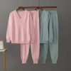 V-neck sweater and pants set