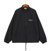 586486250 FOG Double Thread ESSENTIALS Half Zip Mens Trendy American INS Jacket Coat Windbreaker Spring and Autumn