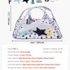 Baby Play Gym Mat Tummy Time Activity Mat With 6 Sensory Toys