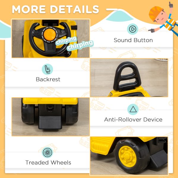 b4e1c7e3-dc8b-4d97-ade4-37bff41bf62c.jpg Sit and Scoot Ride-on Toy with Forklift Operation, Construction Toys for Kids with Under Seat Storage, Forklift Toy for 3-Year-Old Boys & Girls, Imagination Toys