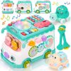 c65f77bf-e575-4a30-a19a-d4a4539e1e47.jpg Baby Activity Bus Toy Set 6-in-1 Multifunctional Musical Learning Bus Includes Mini Car & Building Blocks Early Educational Toy For Toddlers Ages 1-3