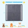 150 Pack Charcoal Dog Pee Pads 24"x24", 6-Layer Ultra Absorbent Pet Training Pads With Odor Control