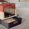 d87d7987-a0d2-4d10-bcfc-a357ec47f121.jpg Simple Drawer Style Red Cat Litter Box, Humanized Design, Does Not Occupy Household Storage Space