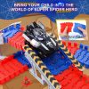 d99b6e8c-4fbf-4756-a2f0-137fdf95078f.jpg Spider-Themed Flexible Track Toy Set Includes Black And Red Spider Cars,Pickup Only