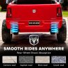 12V Kids Ride on Car, Licensed Dodge RAM 3500 Ride on Toys with Dual Motors, Remote Control for Toddlers, Red