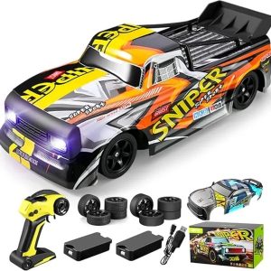 e7ba6532-ac7f-4799-9c28-def791a9c76a.jpg 4DRC H4 Remote Control Car 2.4Ghz 4WD High Speed RC Car For Kids Adults Toys/Gifts,2 Battery