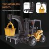 11CH 1 18 RC Forklift Toy For Kids, 2.4GHz 4WD Remote Control Construction Truck With Flashing Lights, Realistic Sounds, And Dual Play Modes. Boy Toys, Party Favors For Kids, Cars Toys, Toy Cars