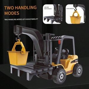 e807582e-8bca-46a1-ab2a-eddd910cd065.jpg 11CH 1 18 RC Forklift Toy For Kids, 2.4GHz 4WD Remote Control Construction Truck With Flashing Lights, Realistic Sounds, And Dual Play Modes. Boy Toys, Party Favors For Kids, Cars Toys, Toy Cars