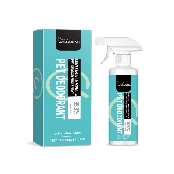 f72e9896-a2f1-4d99-9312-c32b28632178.jpg Pet Deodorant Spray, Gentle Pet Odor Eliminator For Dogs & Cats, Instantly Remove Bad Smell For Pet Bedding, Carpet & Home Surfaces, 120ML