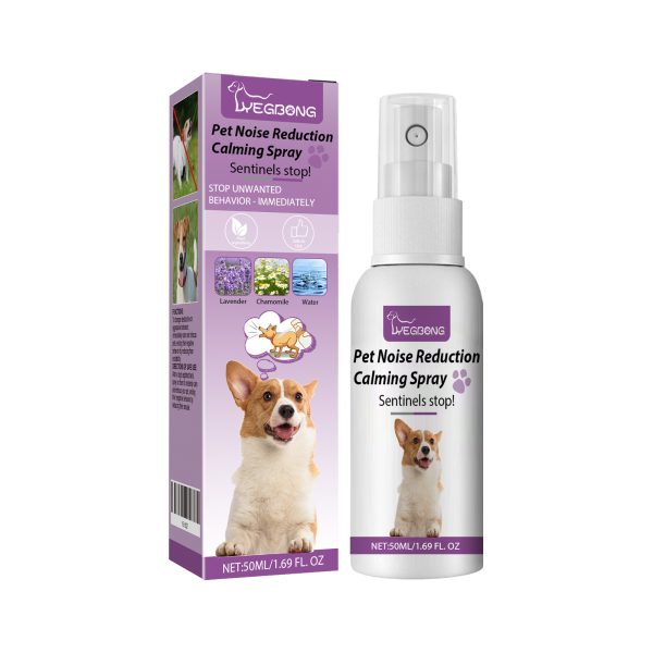 fd7e145e-8173-447d-979f-a69db98c396b-1.jpg Pet Calming Spray For Dogs, Reduce Barking & Anxious Behavior, Lavender & Chamomile Soothing Spray, 50ml