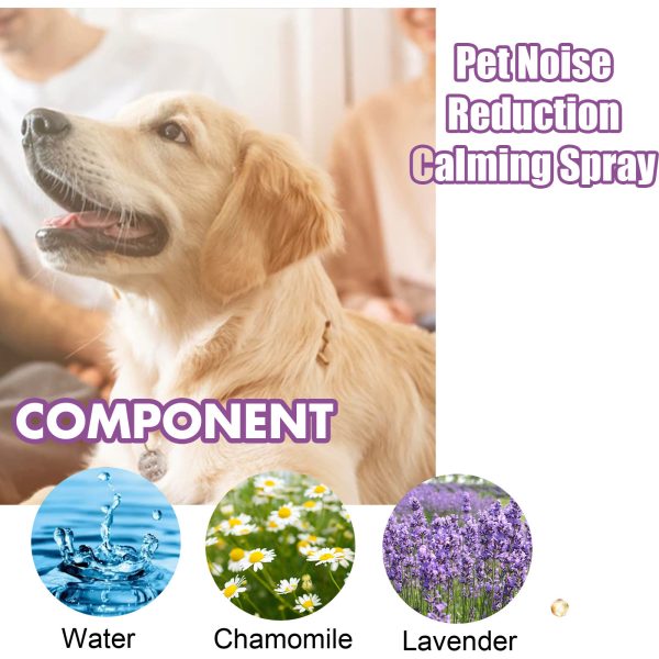 fee16aef-1058-462e-82b0-21949a066f54.jpg Pet Calming Spray For Dogs, Reduce Barking & Anxious Behavior, Lavender & Chamomile Soothing Spray, 50ml